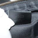 GUCCI GG Canvas Guccissima Waist Bag Leather Nylon Black 162417 Auth hk2912-21