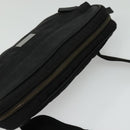 GUCCI GG Canvas Guccissima Waist Bag Leather Nylon Black 162417 Auth hk2912-6