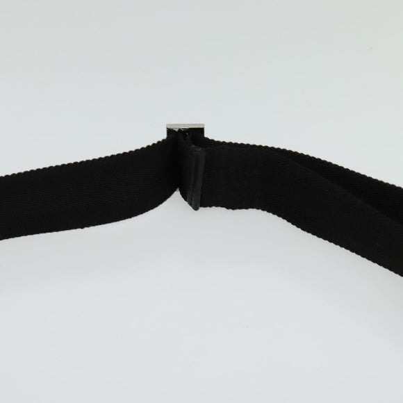 GUCCI GG Canvas Guccissima Waist Bag Leather Nylon Black 162417 Auth hk2912