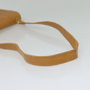 GUCCI Shoulder Bag Leather Beige Gold Auth hk2913-7