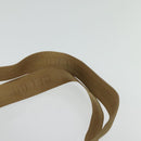 CELINE Macadam Canvas Backpack PVC Leather Brown Gold Auth hk2918-14