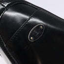 CELINE Boogie Bag Hand Bag Enamel Black Silver Auth hk2921-18