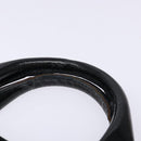 CELINE Boogie Bag Hand Bag Enamel Black Silver Auth hk2921-8