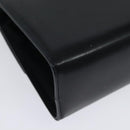 Salvatore Ferragamo Gancini Shoulder Bag Leather Black Gold Auth hk2923-12