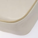 Salvatore Ferragamo Vala Shoulder Bag Leather Beige Gold Auth hk2927-16