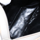 Salvatore Ferragamo Vala Shoulder Bag Leather Beige Gold Auth hk2927-11