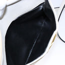 Salvatore Ferragamo Vala Shoulder Bag Leather Beige Gold Auth hk2927-21