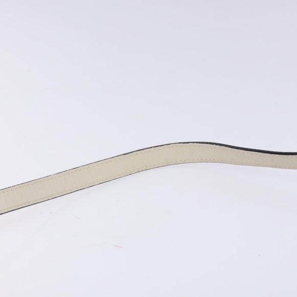 Salvatore Ferragamo Vala Shoulder Bag Leather Beige Gold Auth hk2927