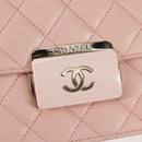CHANEL Matelasse Beauty Rock Chain Bag Leather Pink Gold CC Auth hk2930M-20