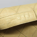 CHANEL Bicolore Waist pouch Caviar Skin Beige Gold CC Auth hk2931-20