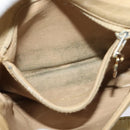 CHANEL Bicolore Waist pouch Caviar Skin Beige Gold CC Auth hk2931-11