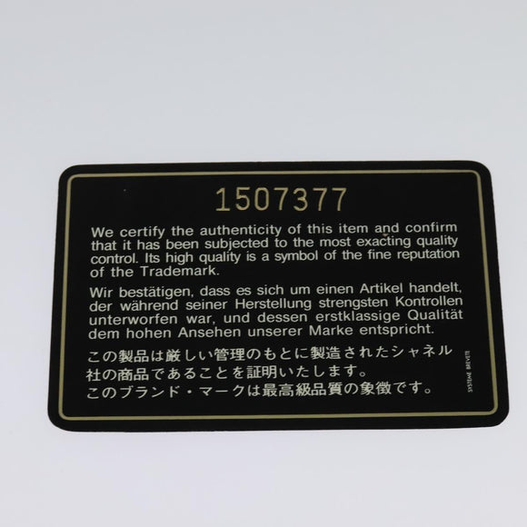 CHANEL Bicolore Waist pouch Caviar Skin Beige Gold CC Auth hk2931