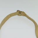 CHANEL Bicolore Waist pouch Caviar Skin Beige Gold CC Auth hk2931-14