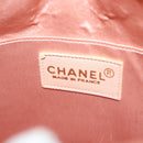 CHANEL Matelasse Backpack Satin Pink Gold CC Auth hk2932-18