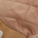 CHANEL Matelasse Backpack Satin Pink Gold CC Auth hk2932-5