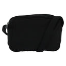 Miu Miu Shoulder Bag Nylon Black Silver Auth hk2940-1