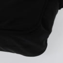 Miu Miu Shoulder Bag Nylon Black Silver Auth hk2940-16