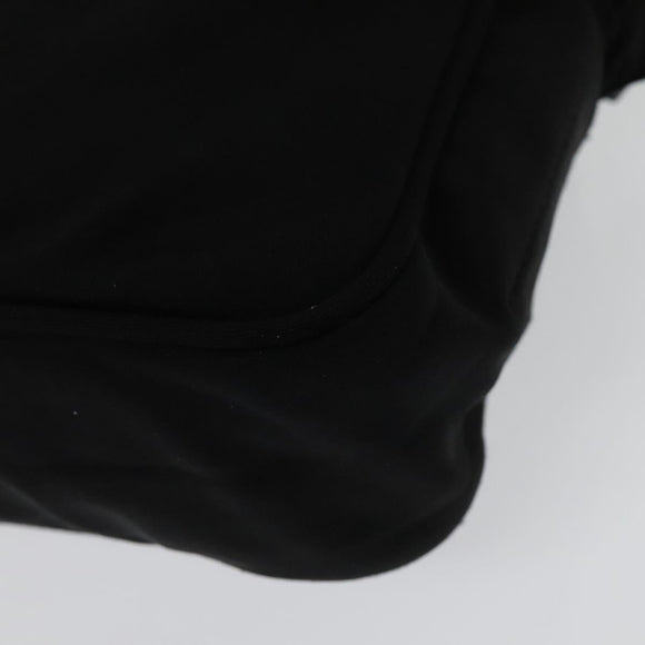 Miu Miu Shoulder Bag Nylon Black Silver Auth hk2940