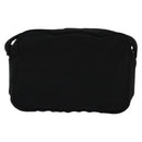 Miu Miu Shoulder Bag Nylon Black Silver Auth hk2940-13