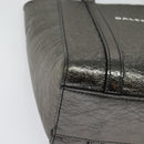 BALENCIAGA Everyday Tote XS Tote Bag Leather Silver Auth hk2944-14
