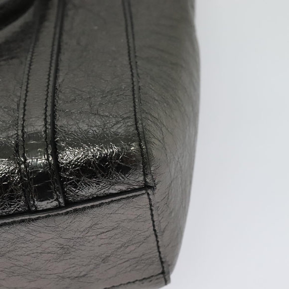 BALENCIAGA Everyday Tote XS Tote Bag Leather Silver Auth hk2944