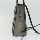 BALENCIAGA Everyday Tote XS Tote Bag Leather Silver Auth hk2944-6