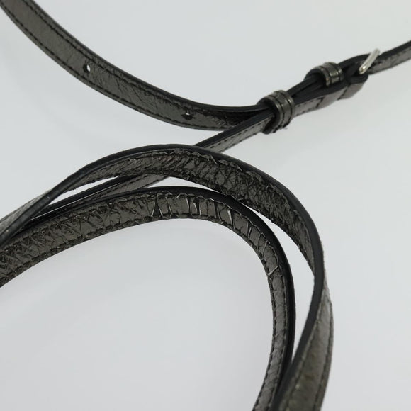 BALENCIAGA Everyday Tote XS Tote Bag Leather Silver Auth hk2944