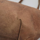 LOEWE Anagram Tote Bag Leather Brown Auth hk2945-9