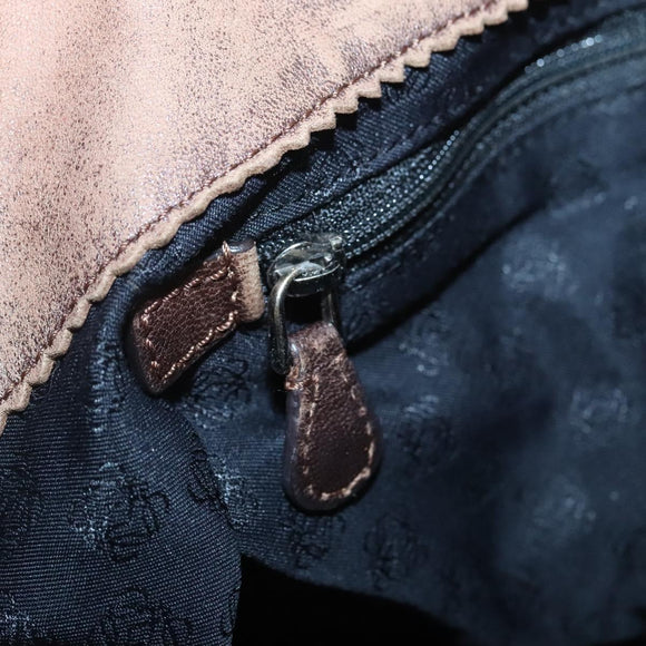 LOEWE Anagram Tote Bag Leather Brown Auth hk2945