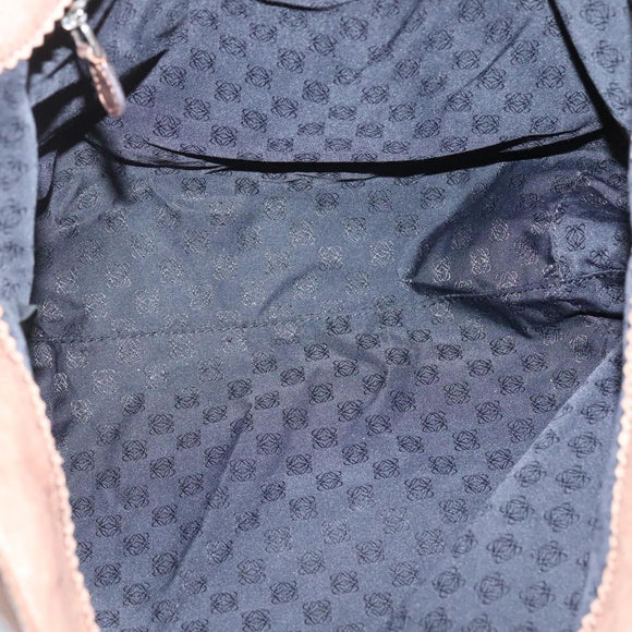 LOEWE Anagram Tote Bag Leather Brown Auth hk2945