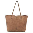 LOEWE Anagram Tote Bag Leather Brown Auth hk2945-13