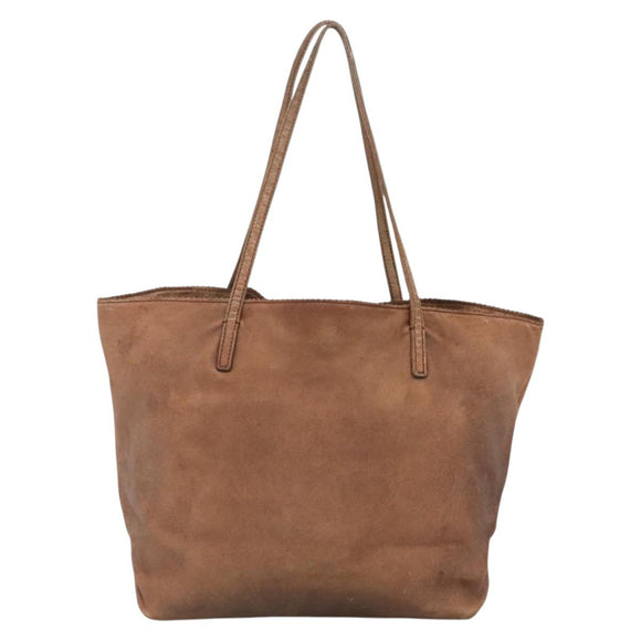 LOEWE Anagram Tote Bag Leather Brown Auth hk2945