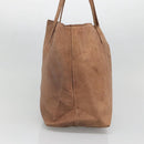 LOEWE Anagram Tote Bag Leather Brown Auth hk2945-3