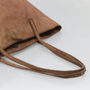 LOEWE Anagram Tote Bag Leather Brown Auth hk2945-7