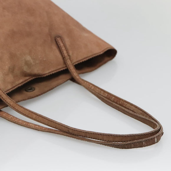 LOEWE Anagram Tote Bag Leather Brown Auth hk2945