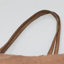 LOEWE Anagram Tote Bag Leather Brown Auth hk2945-8