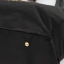 LOEWE Tote Bag Satin Black Gold Auth hk2946-9