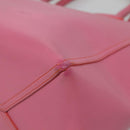 LOEWE Anagram Tote Bag Leather Pink Silver Auth hk2947-9