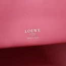 LOEWE Anagram Tote Bag Leather Pink Silver Auth hk2947-19