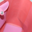 LOEWE Anagram Tote Bag Leather Pink Silver Auth hk2947-20