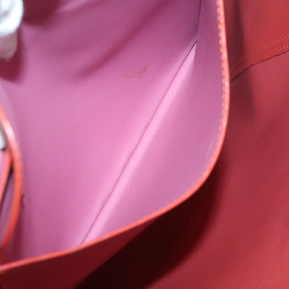 LOEWE Anagram Tote Bag Leather Pink Silver Auth hk2947