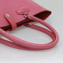 LOEWE Anagram Tote Bag Leather Pink Silver Auth hk2947-7