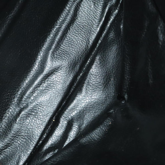 FENDI Pecan Canvas Boston Bag PVC Black Brown Auth hk2948