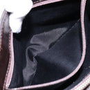 BURBERRY Nova Check Tote Bag Nylon Beige Silver Auth hk2951-19