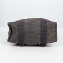 HERMES Her Line A Dos MM Backpack Canvas Gray Silver Auth hk2953-5