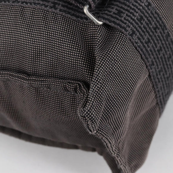 HERMES Her Line A Dos MM Backpack Canvas Gray Silver Auth hk2953