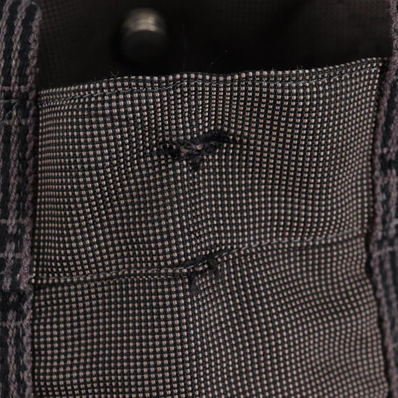 HERMES Her Line A Dos MM Backpack Canvas Gray Silver Auth hk2953