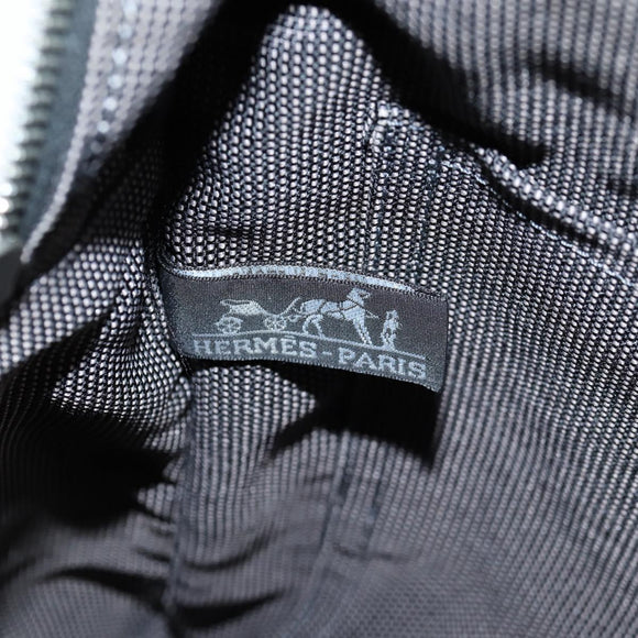 HERMES Her Line A Dos MM Backpack Canvas Gray Silver Auth hk2953