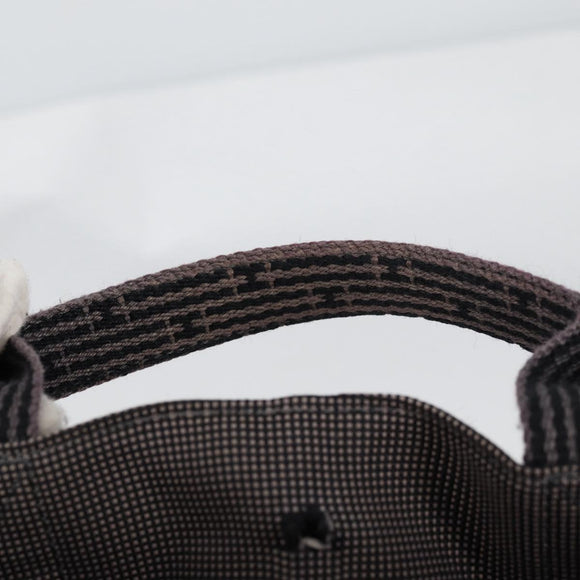 HERMES Her Line A Dos MM Backpack Canvas Gray Silver Auth hk2953