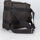 HERMES Her Line A Dos MM Backpack Canvas Gray Silver Auth hk2953-8